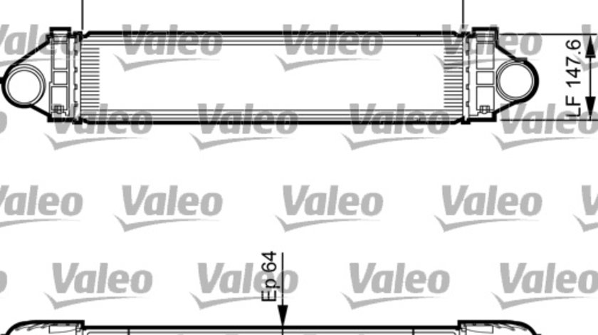 Intercooler, compresor (818238 VALEO) FORD