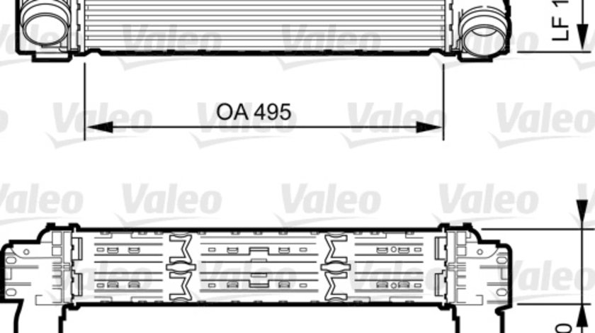 Intercooler, compresor (818254 VALEO) BMW