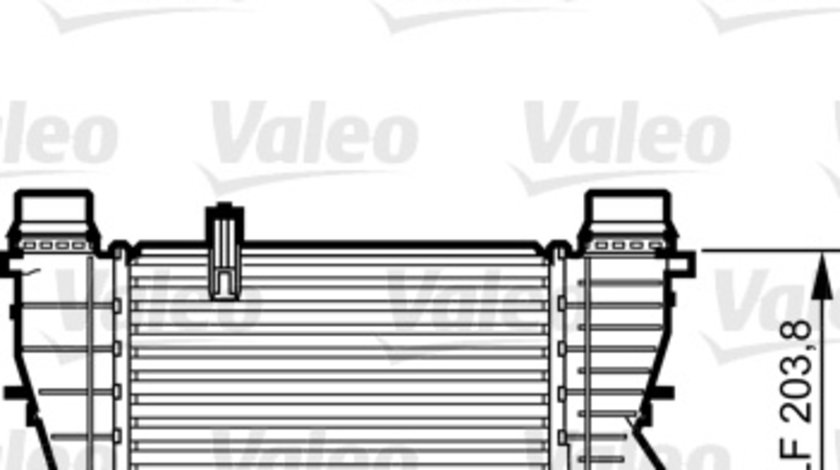 Intercooler, compresor (818264 VALEO) NISSAN