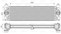 Intercooler, compresor (818341 VALEO) MERCEDES-BEN...