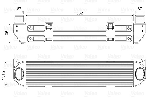 Intercooler, compresor (818359 VALEO) LAND ROVER
