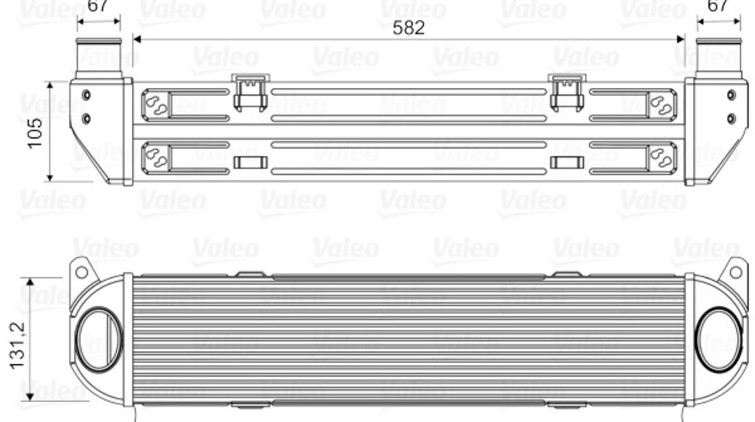 Intercooler, compresor (818359 VALEO) LAND ROVER