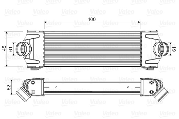 Intercooler, compresor (818550 VALEO) FORD,FORD AUSTRALIA