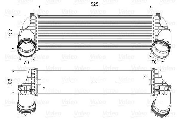 Intercooler, compresor (818562 VALEO) BMW