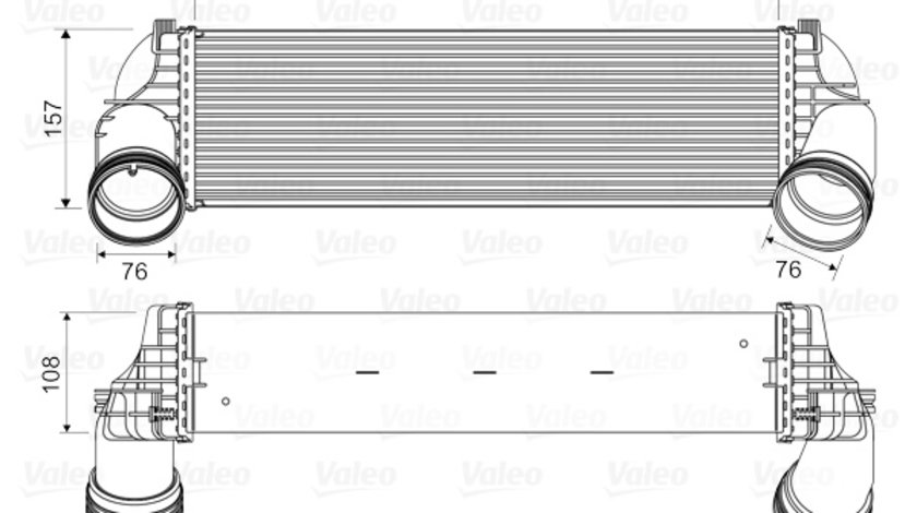 Intercooler, compresor (818562 VALEO) BMW