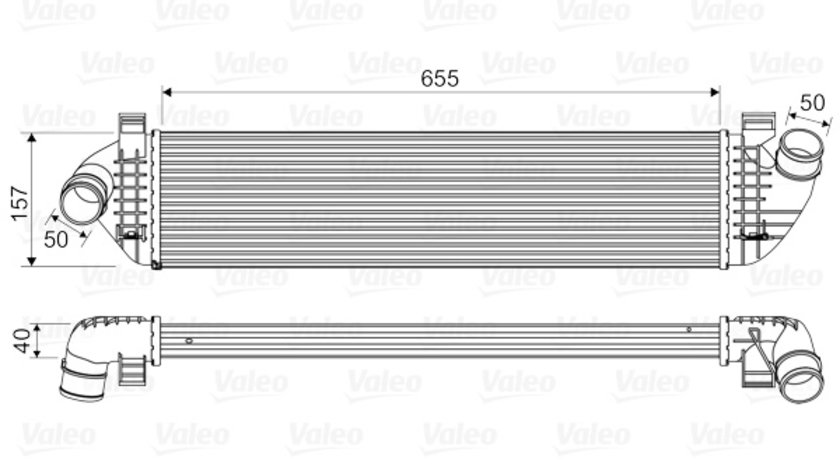 Intercooler, compresor (818571 VALEO) VOLVO