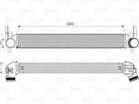 Intercooler, compresor (818574 VALEO) AUDI,SEAT,SKODA,VW