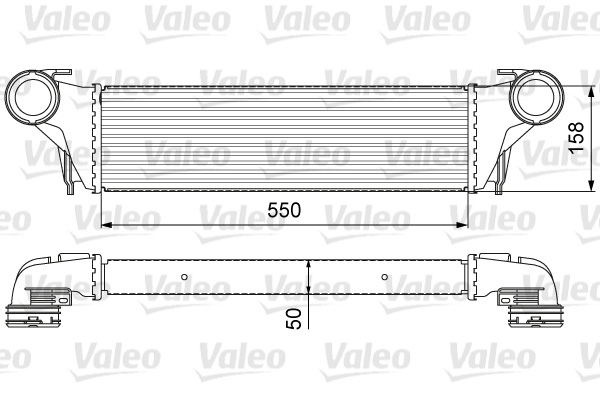 Intercooler, compresor (818618 VALEO) BMW
