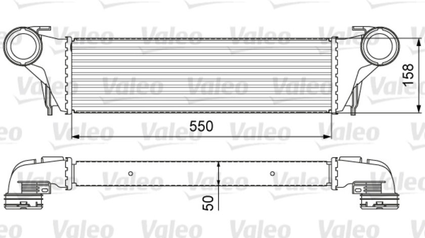 Intercooler, compresor (818618 VALEO) BMW