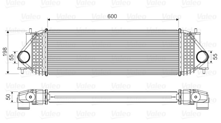 Intercooler, compresor (818662 VALEO) SUZUKI