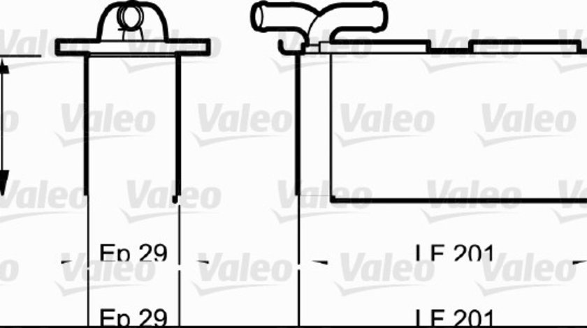 Intercooler, compresor (818838 VALEO) AUDI,SEAT,SKODA,VW