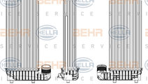 Intercooler, compresor (8ML376755601 HELLA) FORD
