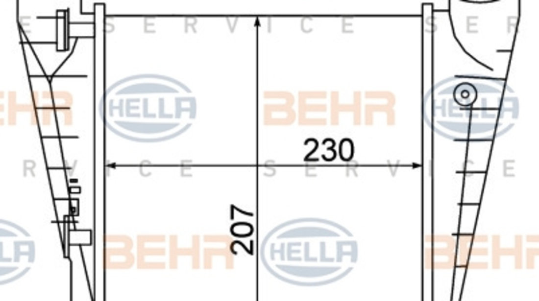 Intercooler, compresor (8ML376776631 HELLA) SKODA,VW