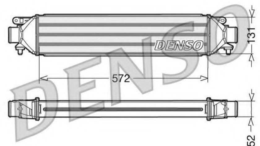 Intercooler, compresor ALFA ROMEO GIULIETTA (940) (2010 - 2016) DENSO DIT09107 piesa NOUA