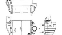 Intercooler, compresor AUDI A4 (8D2, B5) (1994 - 2...
