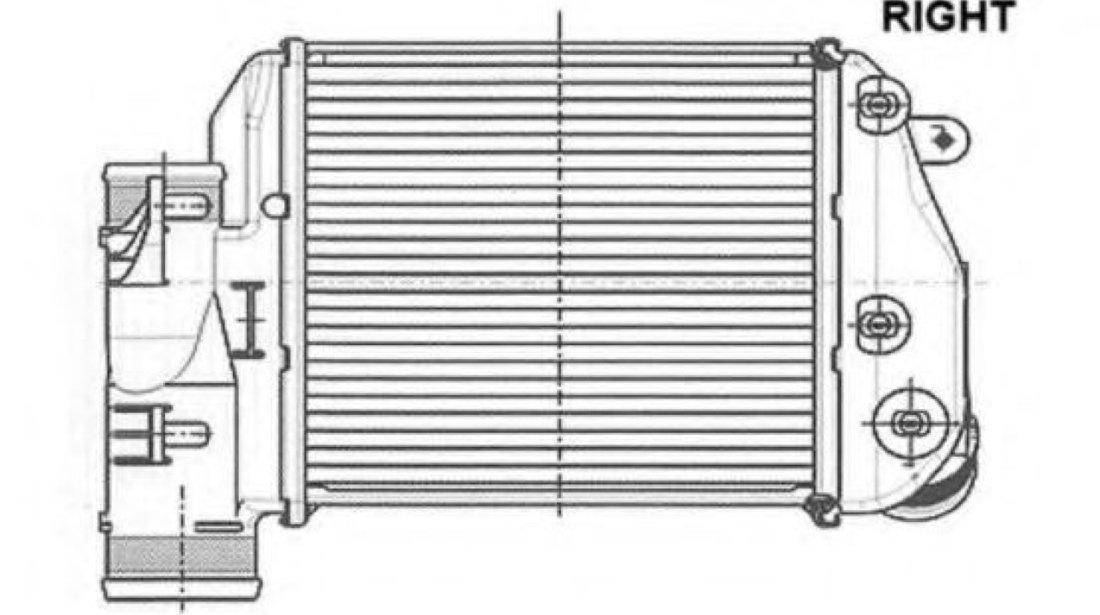 Intercooler, compresor AUDI A6 Avant (4F5, C6) (2005 - 2011) NRF 30768 piesa NOUA