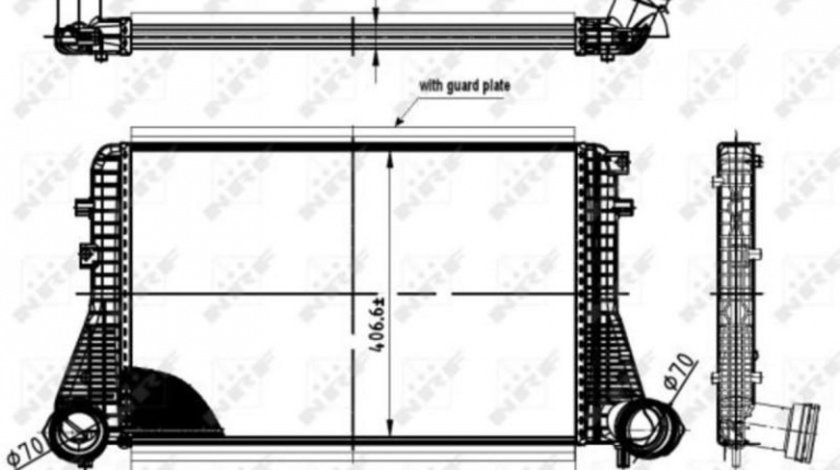 Intercooler, compresor Audi AUDI A3 Cabriolet (8P7) 2008-2013 #2 07103028