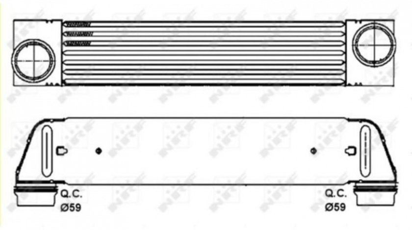 Intercooler, compresor BMW 5 Touring (E61) 2004-2016 #2 17514710783