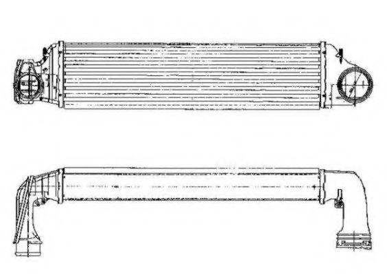 Intercooler, compresor BMW Seria 3 Cupe (E46) (1999 - 2006) NRF 30154A piesa NOUA
