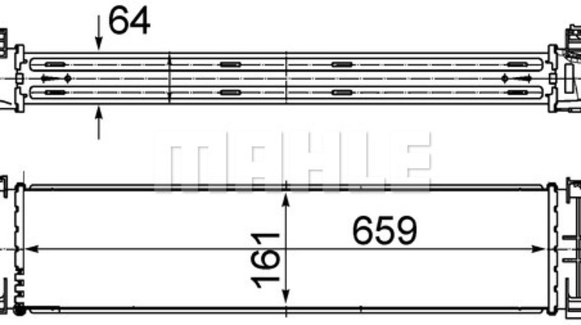 Intercooler, compresor (CI501000S MAHLE KNECHT) LAND ROVER