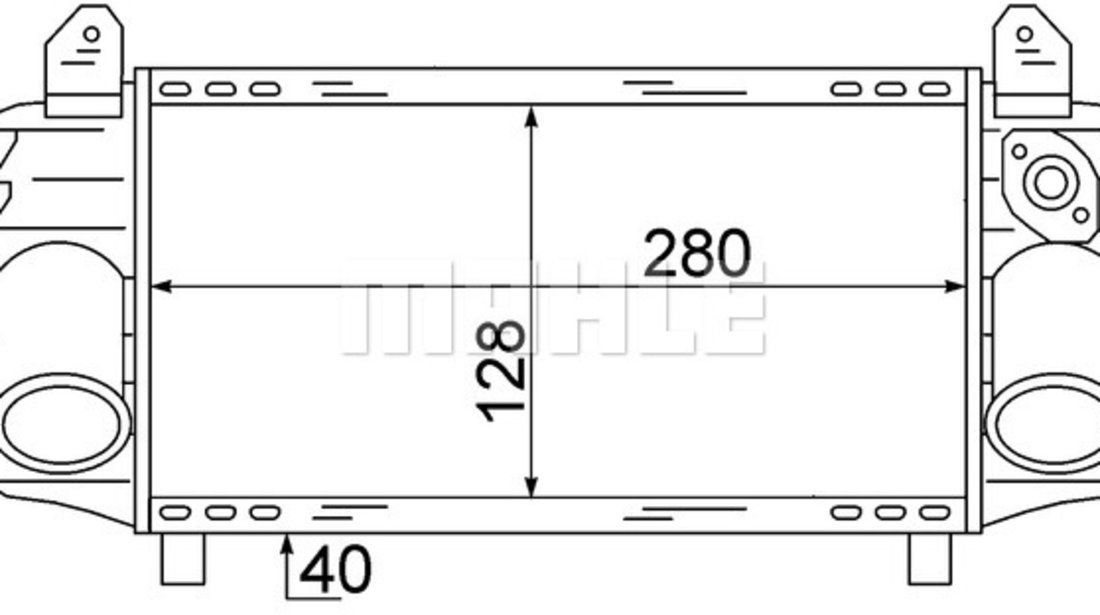 Intercooler, compresor (CI72000S MAHLE KNECHT) AUDI