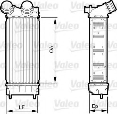 Intercooler, compresor CITROEN C4 Picasso I (UD) (2007 - 2013) VALEO 818226 piesa NOUA