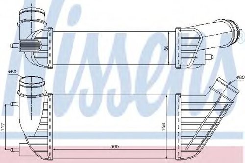 Intercooler, compresor CITROEN C8 (EA, EB) (2002 - 2016) NISSENS 96609 piesa NOUA