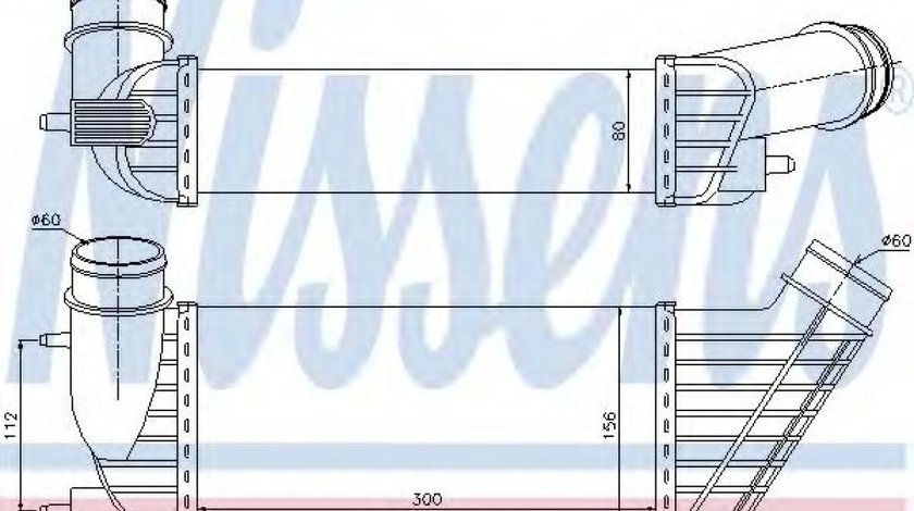 Intercooler, compresor CITROEN C8 (EA, EB) (2002 - 2016) NISSENS 96609 piesa NOUA