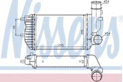 Intercooler, compresor FIAT DUCATO bus (244) (2002 - 2016) NISSENS 96889 piesa NOUA