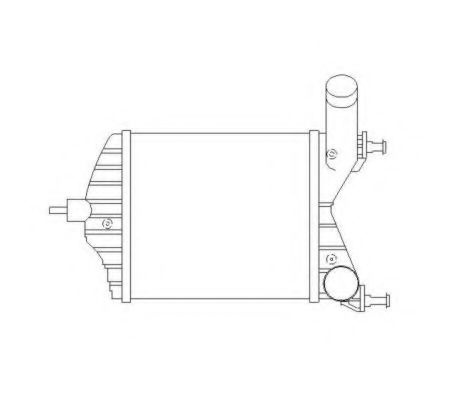 Intercooler, compresor FIAT PUNTO Van (188AX) (2000 - 2009) NRF 30862 piesa NOUA