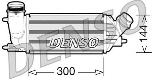 Intercooler, compresor FIAT SCUDO platou / sasiu (272, 270) (2007 - 2016) DENSO DIT07001 piesa NOUA