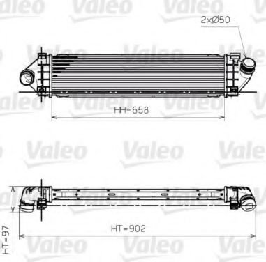 Intercooler, compresor FORD C-MAX (DM2) (2007 - 2016) VALEO 818246 piesa NOUA