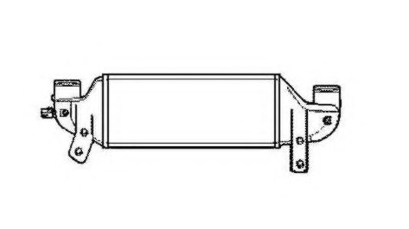 Intercooler, compresor FORD COURIER (J3, J5) (1996 - 2016) NRF 30863 piesa NOUA