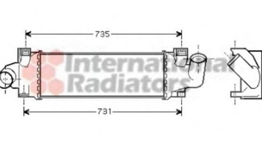 Intercooler, compresor FORD FOCUS C-MAX (2003 - 2007) VAN WEZEL 18004366 piesa NOUA