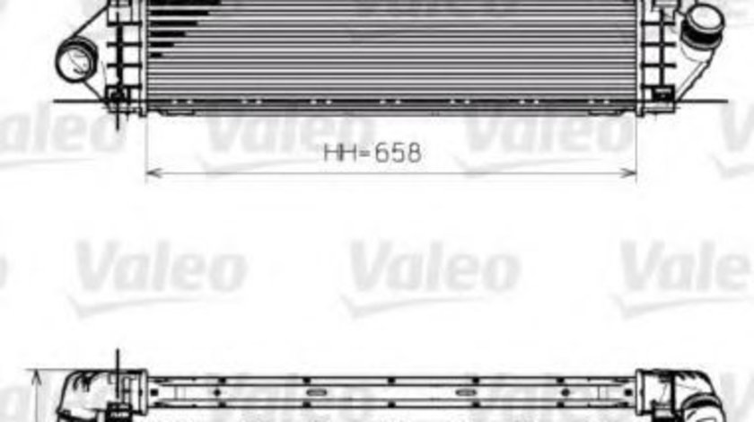 Intercooler, compresor FORD FOCUS C-MAX (2003 - 2007) VALEO 818246 piesa NOUA