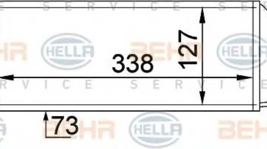 Intercooler, compresor FORD FOCUS Combi (DNW) (1999 - 2007) HELLA 8ML 376 746-621 piesa NOUA