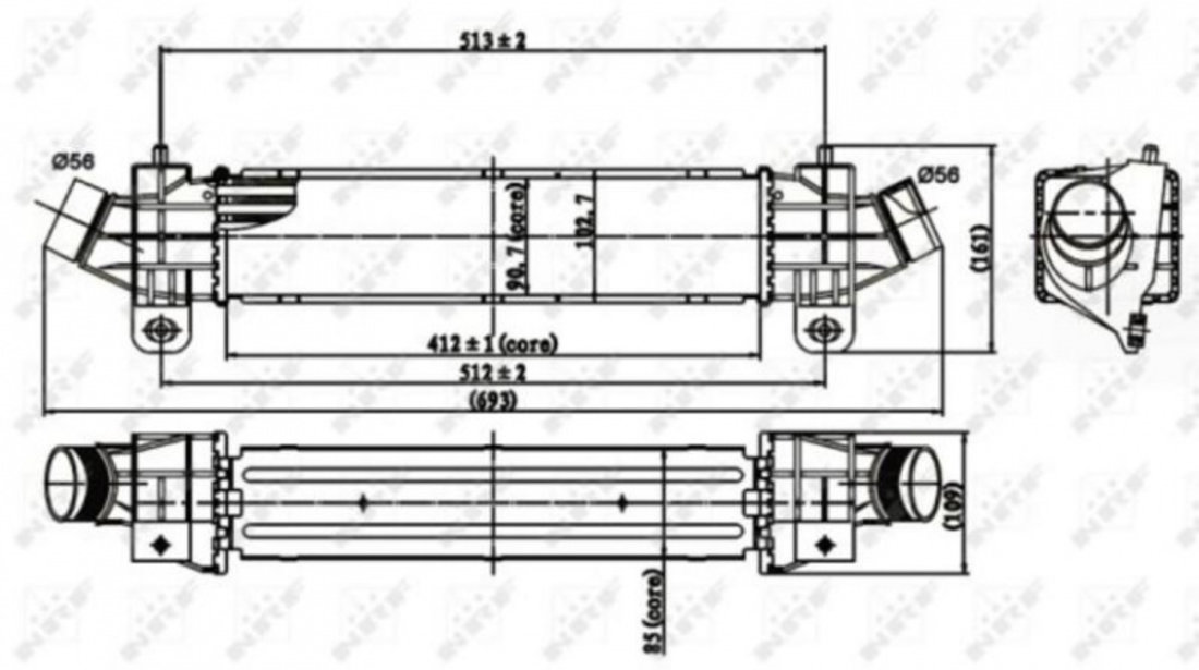 Intercooler, compresor Ford MONDEO Mk III combi (BWY) 2000-2007 #2 1124704