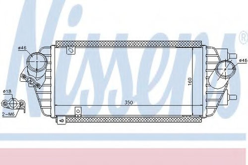 Intercooler, compresor HYUNDAI i40 (VF) (2012 - 2016) NISSENS 96538 piesa NOUA