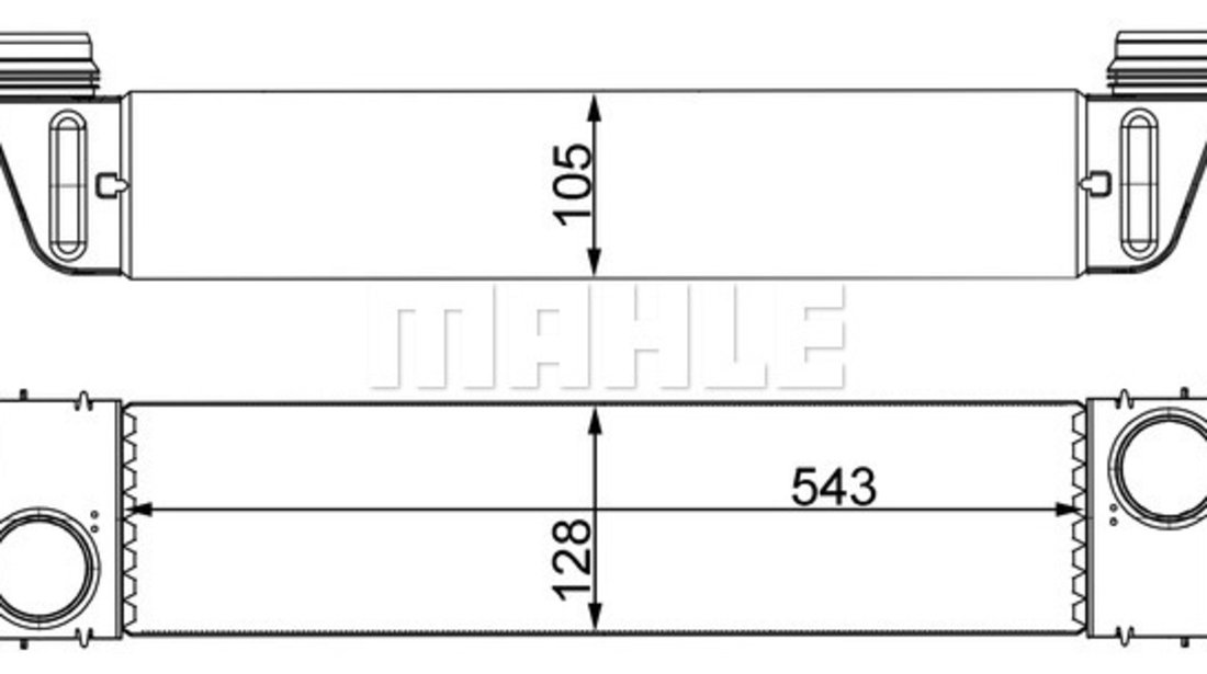 Intercooler, compresor Intercooler (CI193000S MAH) BMW