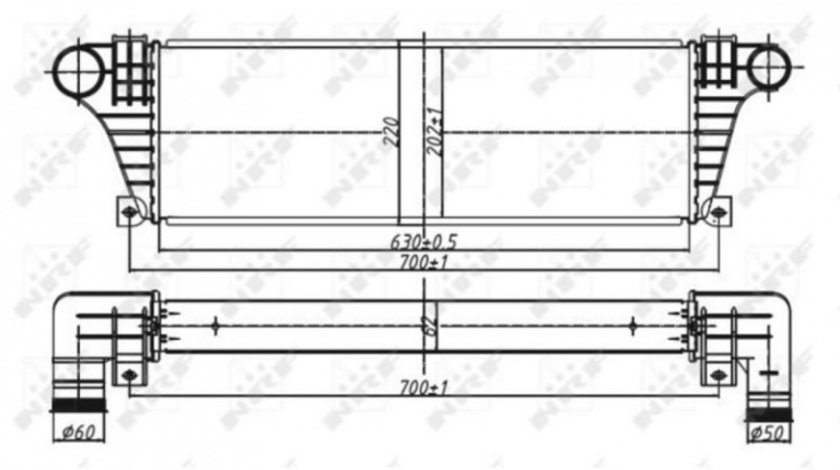 Intercooler, compresor Iveco DAILY II caroserie inchisa/combi 1989-1999 #2 07043001