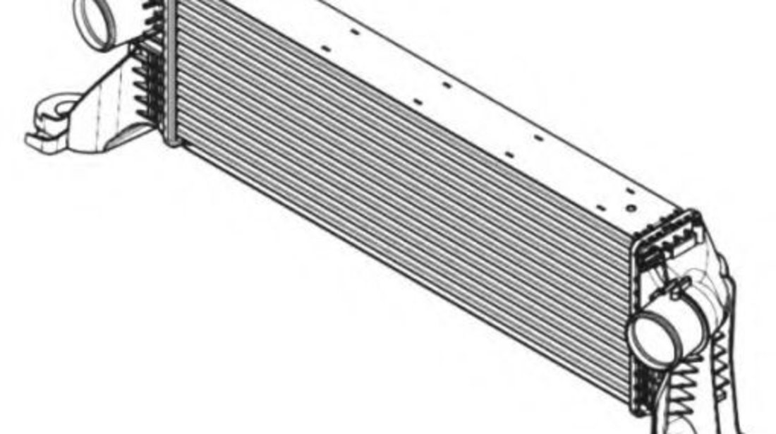 Intercooler, compresor IVECO DAILY V autobasculanta (2011 - 2014) NRF 30342 piesa NOUA