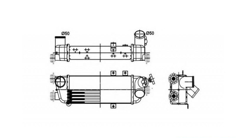 Intercooler, compresor Kia CEE D hatchback (ED) 2006-2012 #3 282702A610