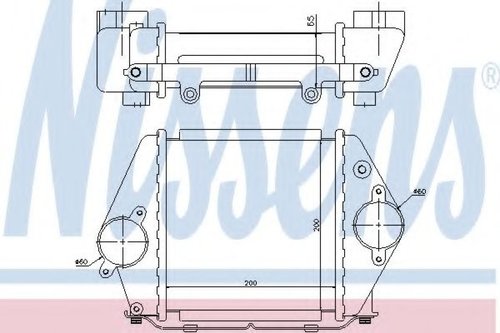 Intercooler, compresor MAZDA 6 (GG) (2002 - 2008) NISSENS 96570 piesa NOUA