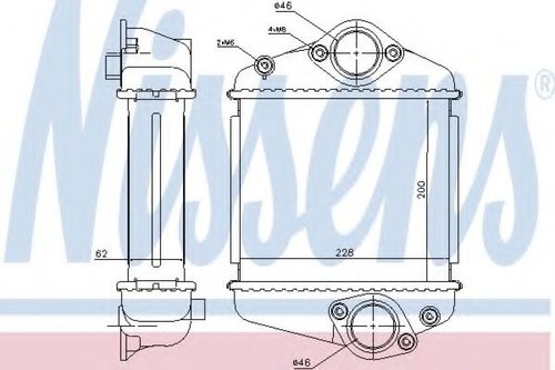 Intercooler, compresor MAZDA 6 Hatchback (GH) (2007 - 2016) NISSENS 96372 piesa NOUA