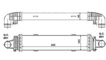 Intercooler, compresor MERCEDES C-CLASS Cupe (C204...