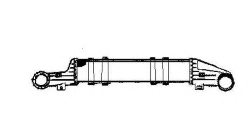 Intercooler, compresor MERCEDES E-CLASS Combi (S210) (1996 - 2003) NRF 30421 piesa NOUA