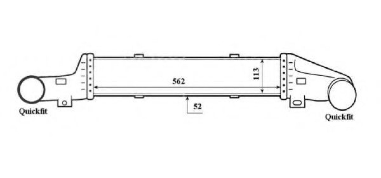 Intercooler, compresor MERCEDES E-CLASS (W210) (1995 - 2003) NRF 30420 piesa NOUA