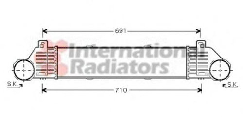Intercooler, compresor MERCEDES S-CLASS (W220) (1998 - 2005) VAN WEZEL 30004353 piesa NOUA