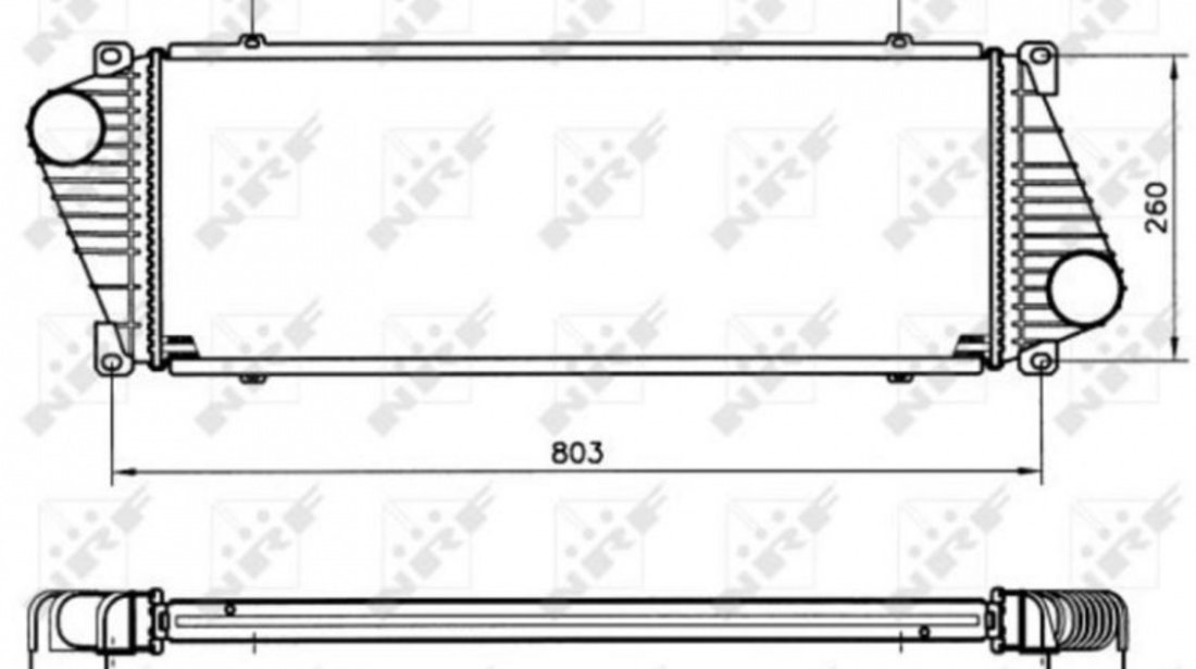 Intercooler, compresor Mercedes SPRINTER 2-t bus (901, 902) 1995-2006 #2 07063005