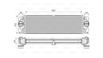 Intercooler, compresor Mercedes SPRINTER 5-t plato...